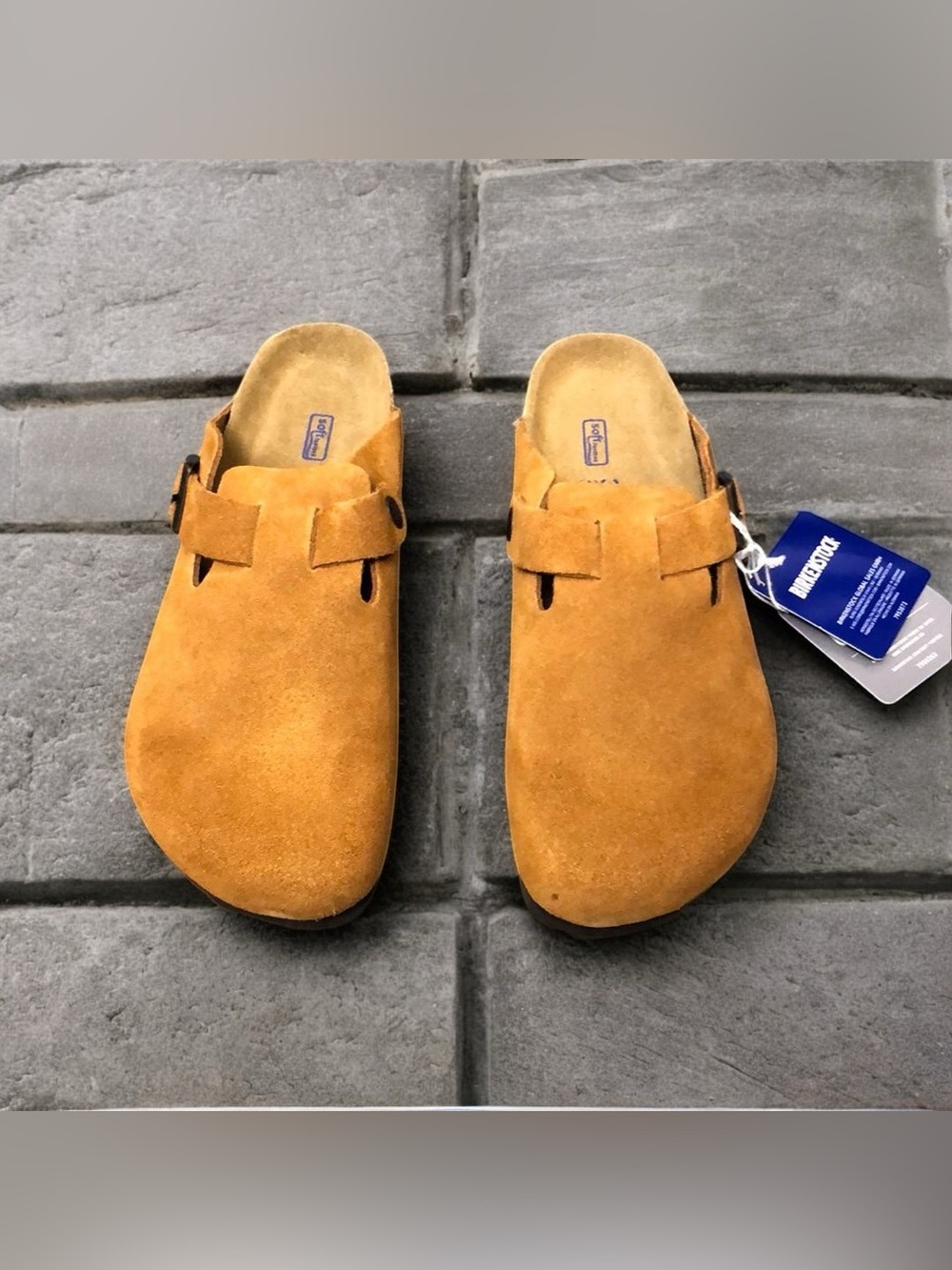 🌹Birkenstock Narrow Suede Slip-On Clog Mink